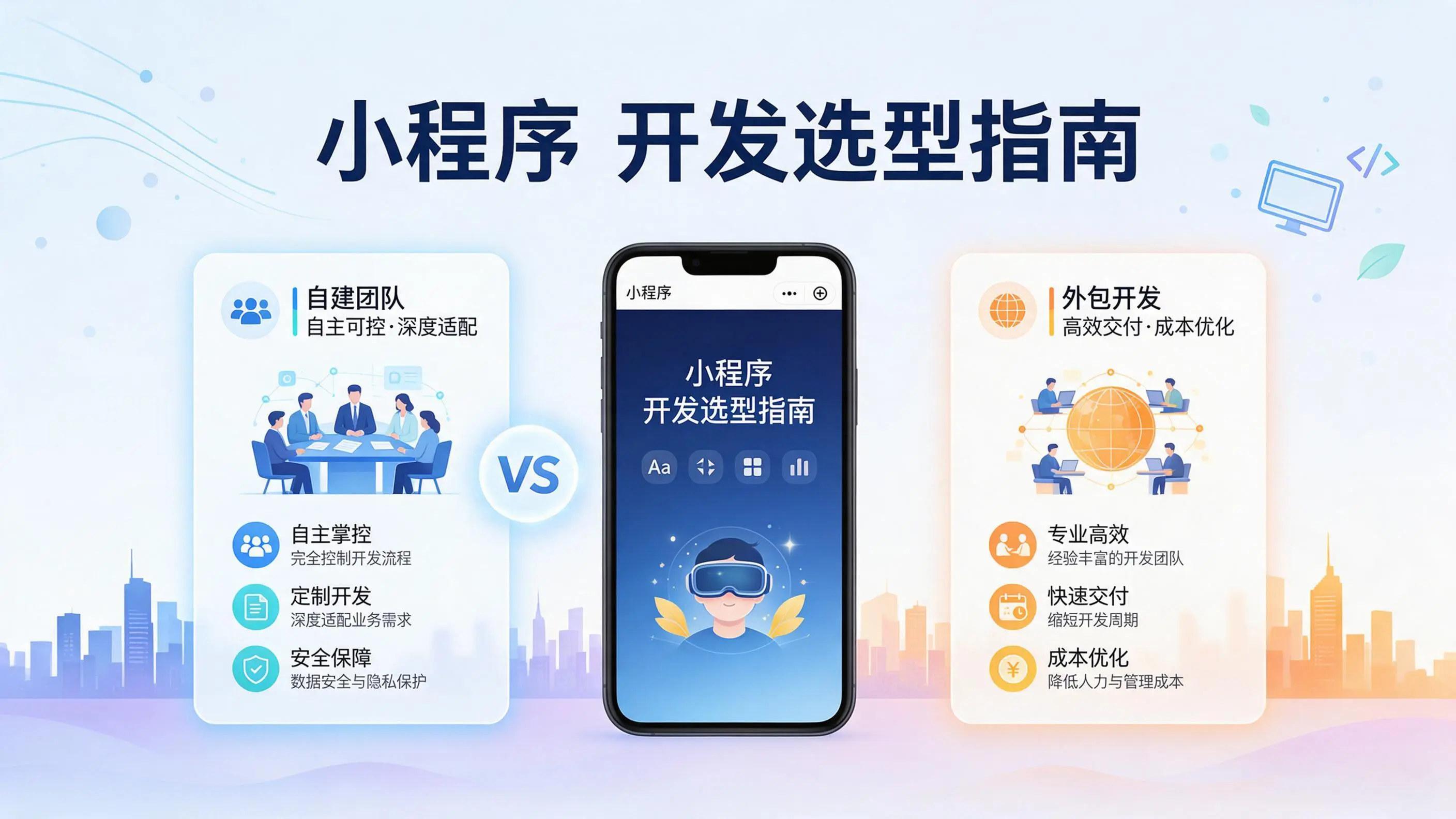 北京小程序开发选型指南：自建团队与外包的优劣对比分析