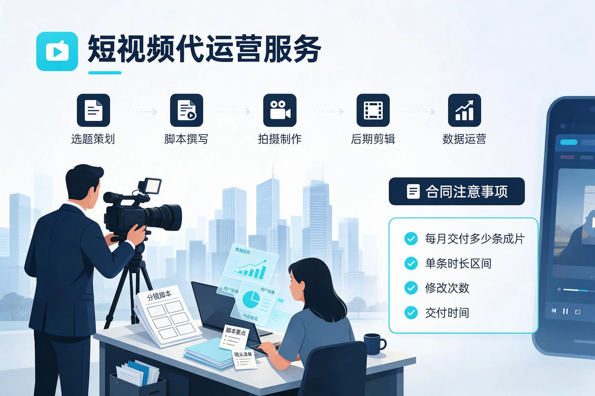 短视频代运营包含哪些服务?北京企业常见问题科普