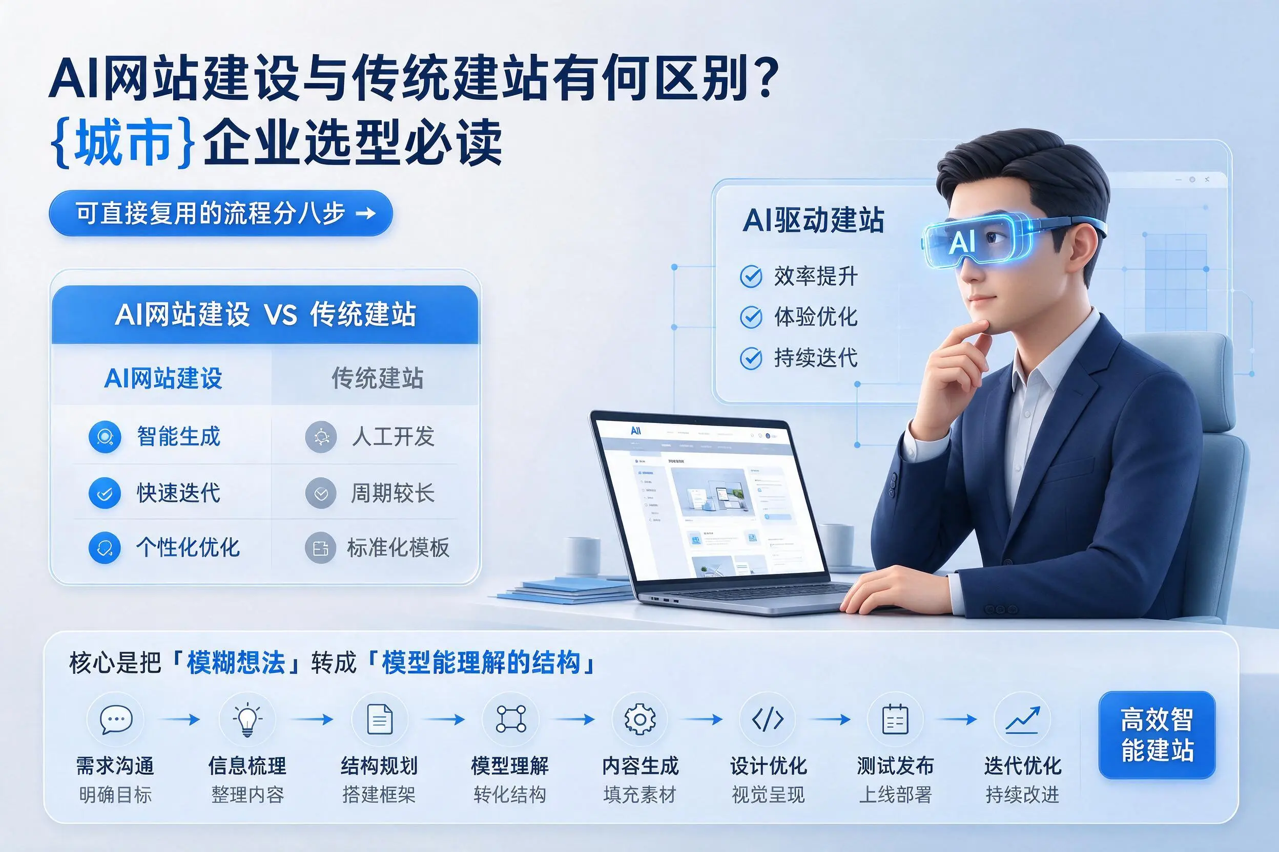 AI网站建设与传统建站有何区别？北京企业选型必读