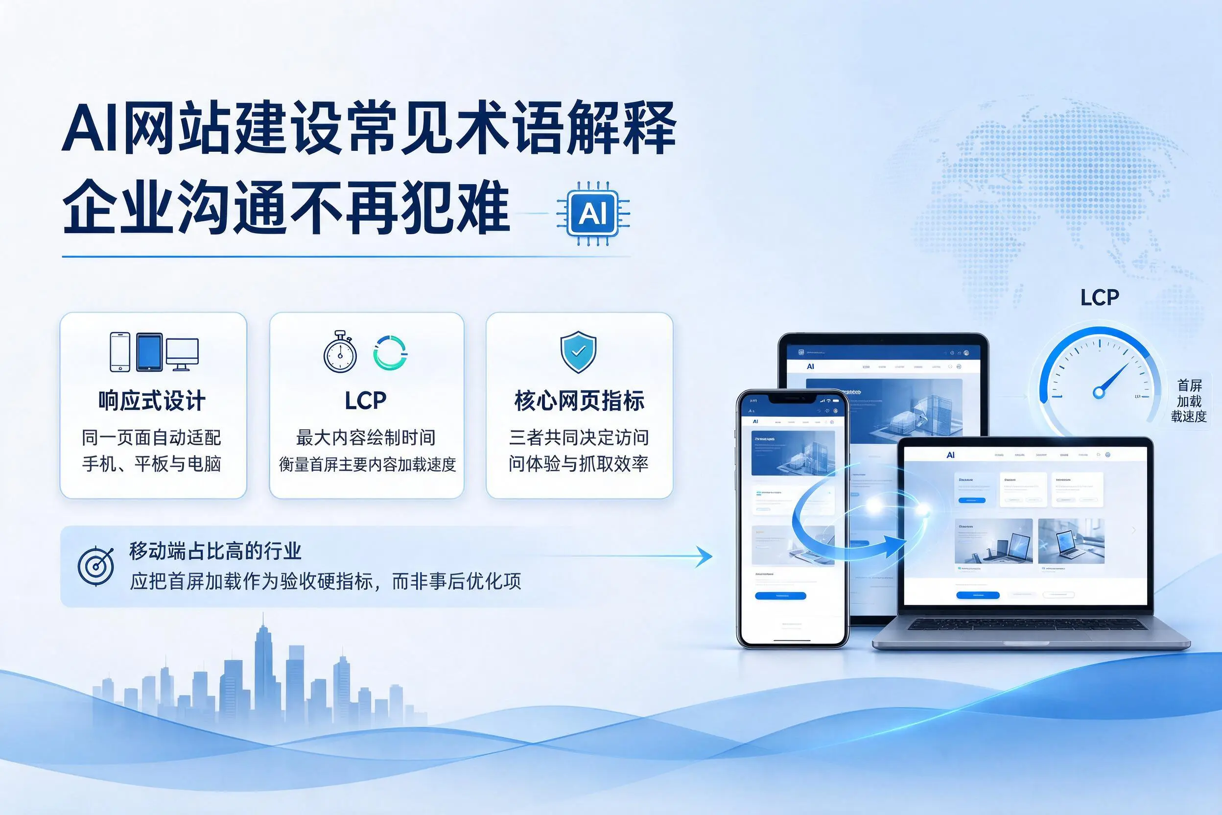 AI网站建设常见术语解释，北京企业沟通不再犯难